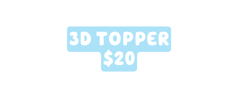 3D topper 20